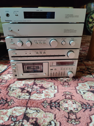 Technics C01 series Försteg slutsteg tuner kassettdäck