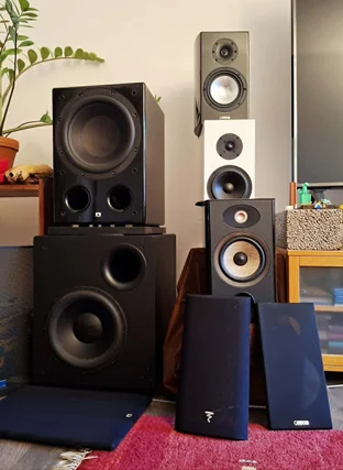 Stativhögtalare och Subwoofer