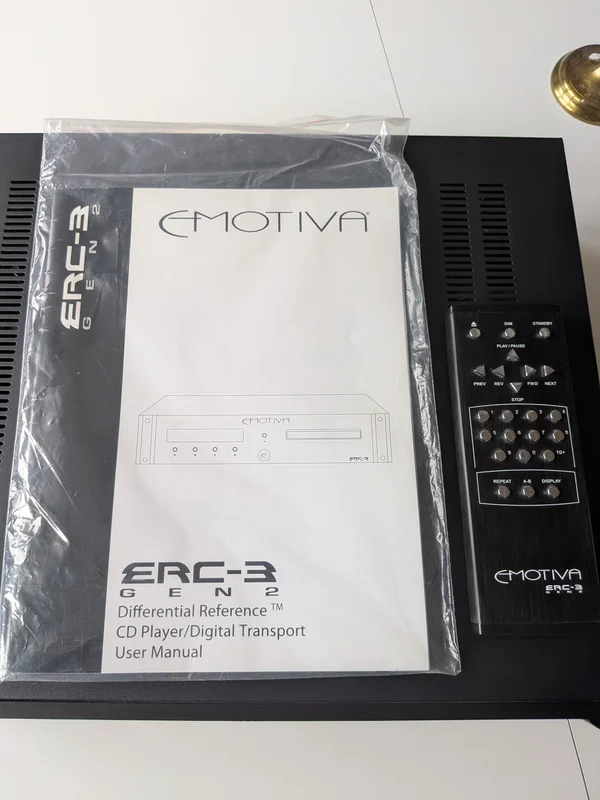 Emotiva ERC-3 gen 2 Cd/transport Emotiva ERC-3 gen 2 Cd/transport - Bild 4 av 5