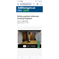Infinity quantum referenser amazing högtalare 