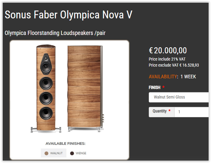 Sonus faber Olympica Nova V Sonus faber Olympica Nova V - Bild 7 av 7