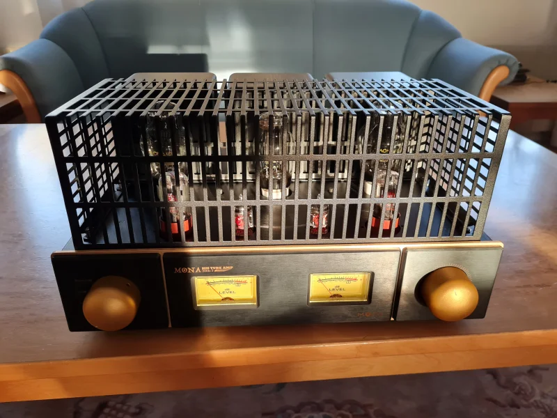 MONA 300B-7 klass A single-ended integrerad r&ouml;rf&ouml;rst&auml;rkare - Bild 2 av 3