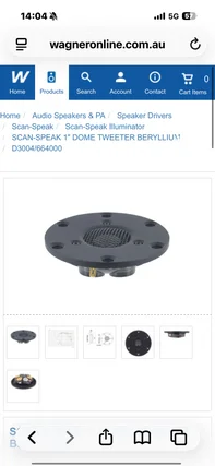Scan speak beryllium diskanter