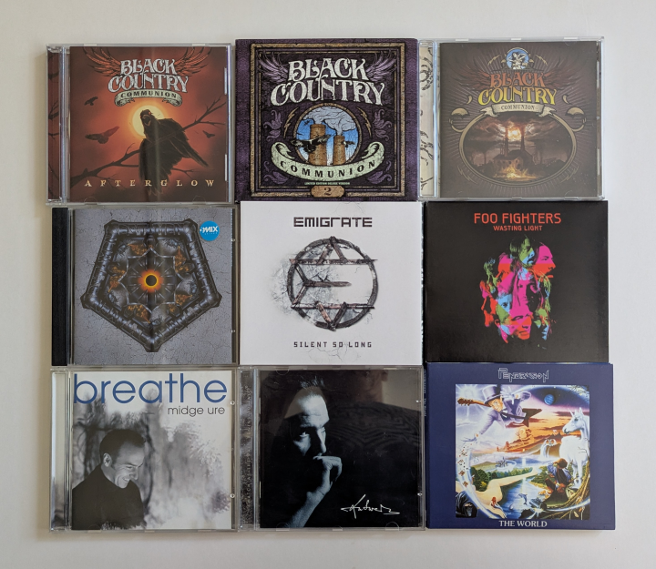 Div rock / prog rock CD 30:- st