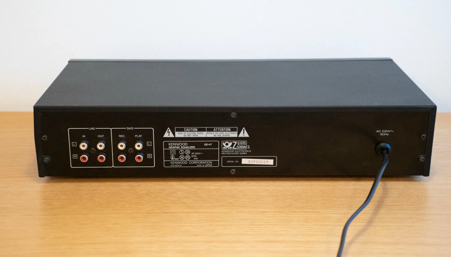 Kenwood GE-47 Stereo Graphic Equalizer (1988-90) - Bild 4 av 5