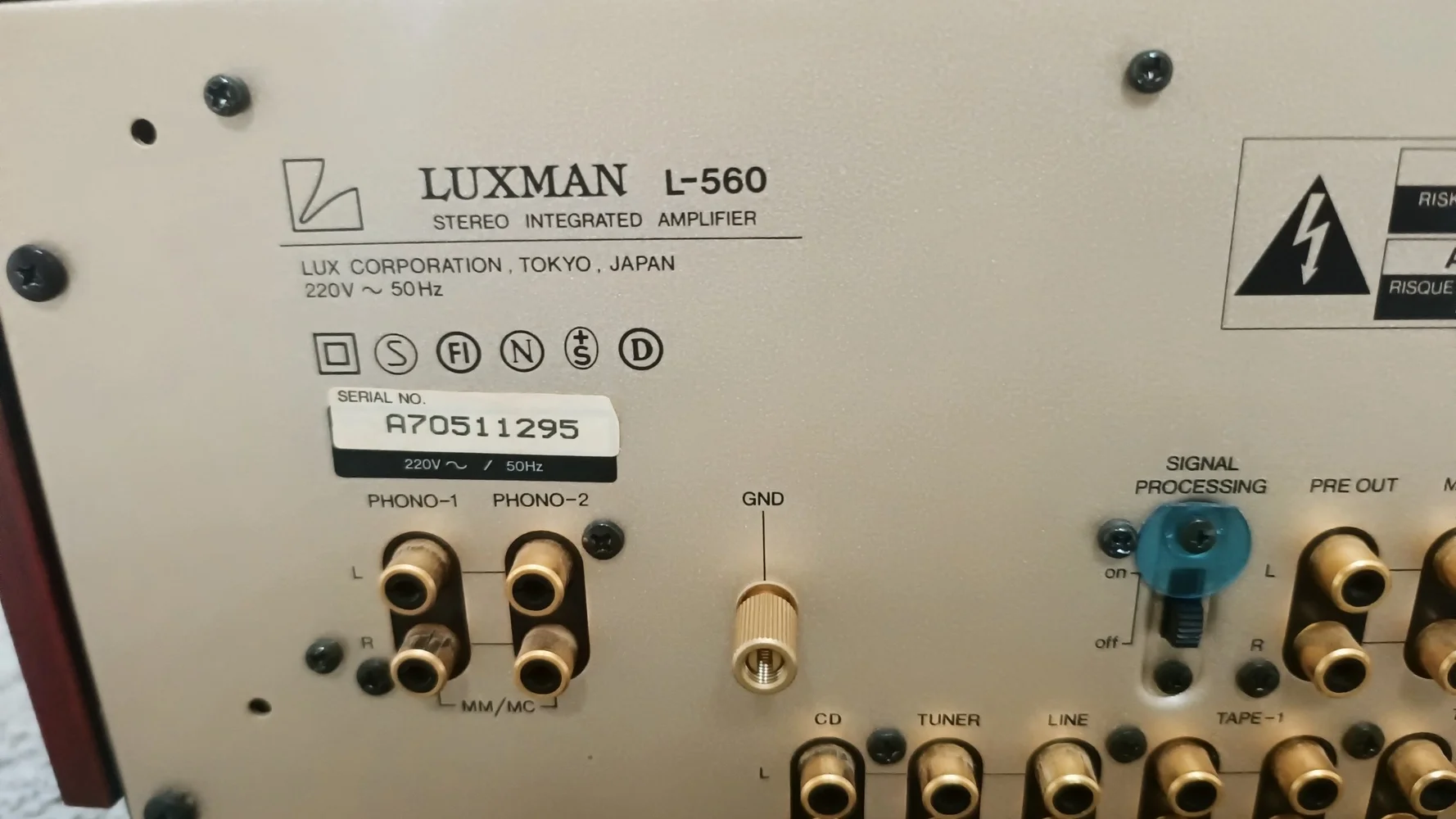 Luxman L560 Luxman L560 - Image 7 of 7