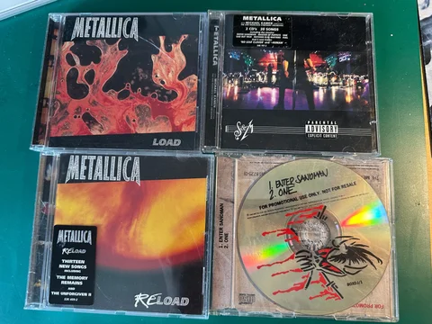 3 x Metallica + en CDS Promo, Vinylsingel