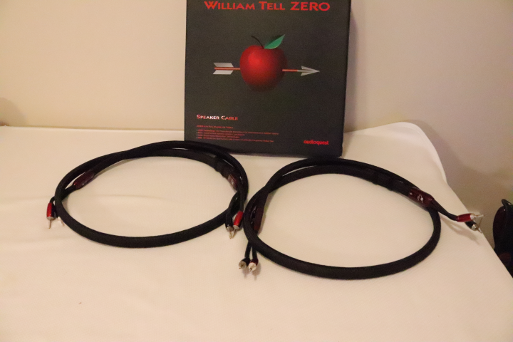 Högtalarkabel Audioquest Wilhelm Tell Zero, 2 m, single wire