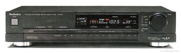Technics ST-G70 tuner radio