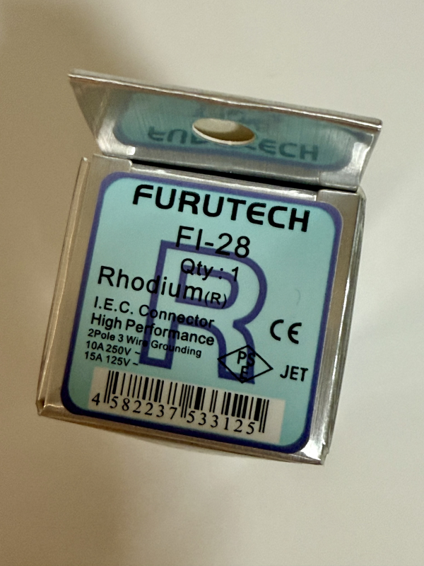 Furutech Nätkontakt FI-28 Rhodium - Bild 2 av 2
