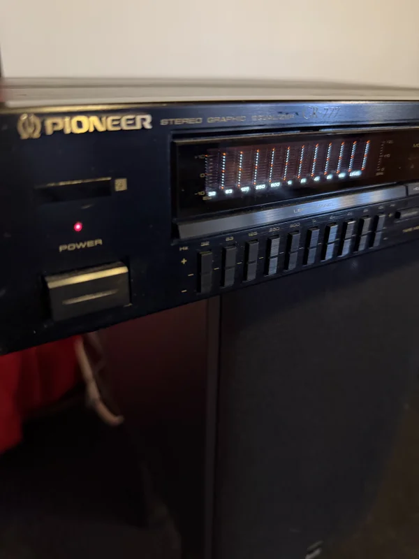 Pioneer GR-777 stereo graphic equalizer svart - Bild 2 av 7