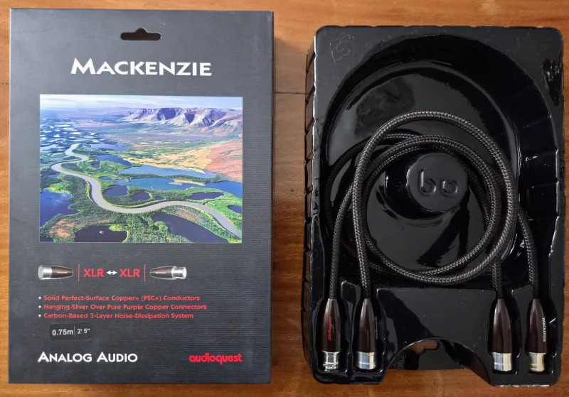 XLR-kablel Audioquest Mackenzie 0.75 m - ett par - Bild 1 av 1
