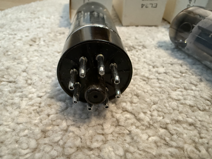 Quad Mullard XF2(4BG2) dual halo NOS