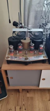 Rysk rörförstärkare med 6C33C slutstegsrör