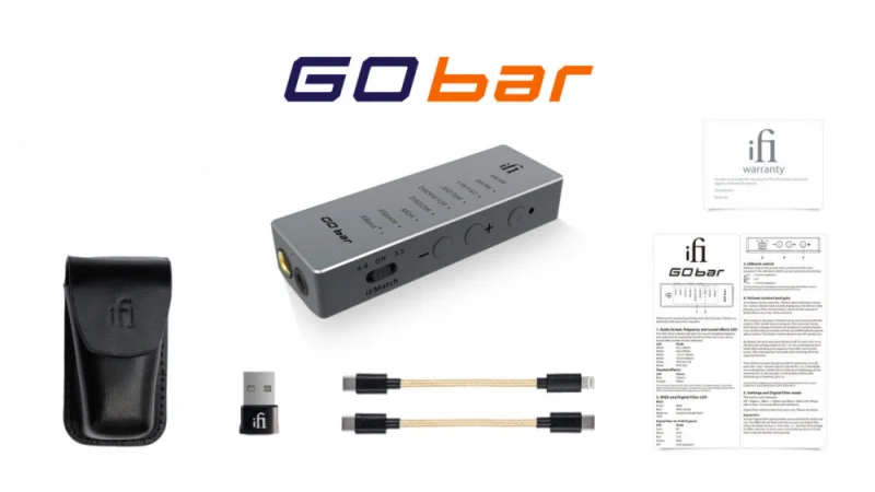 iFi Go-Bar DAC/H&ouml;rlursf&ouml;rst&auml;rkare - Bild 3 av 4