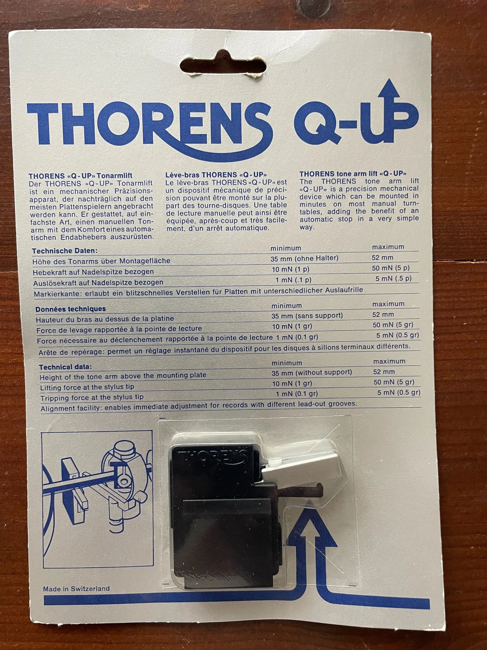 Tonarmslyft - Bild 1 av 1