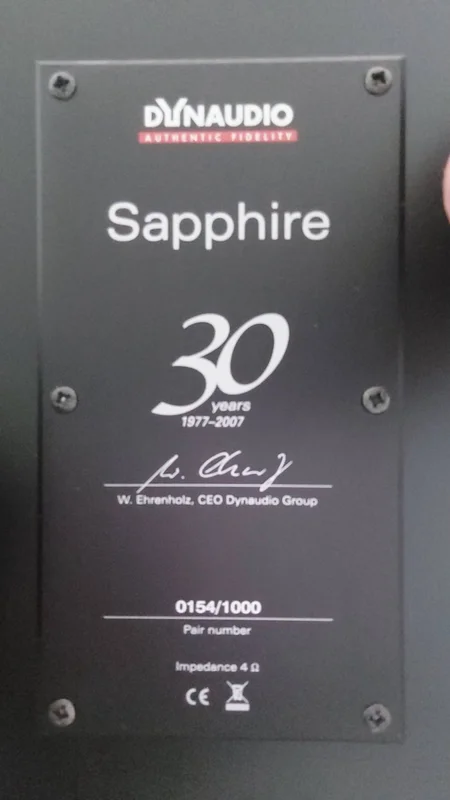 Dynaudio Sapphire 30th Anniversary &ndash; endast 1000 par tillverkade - Bild 8 av 12