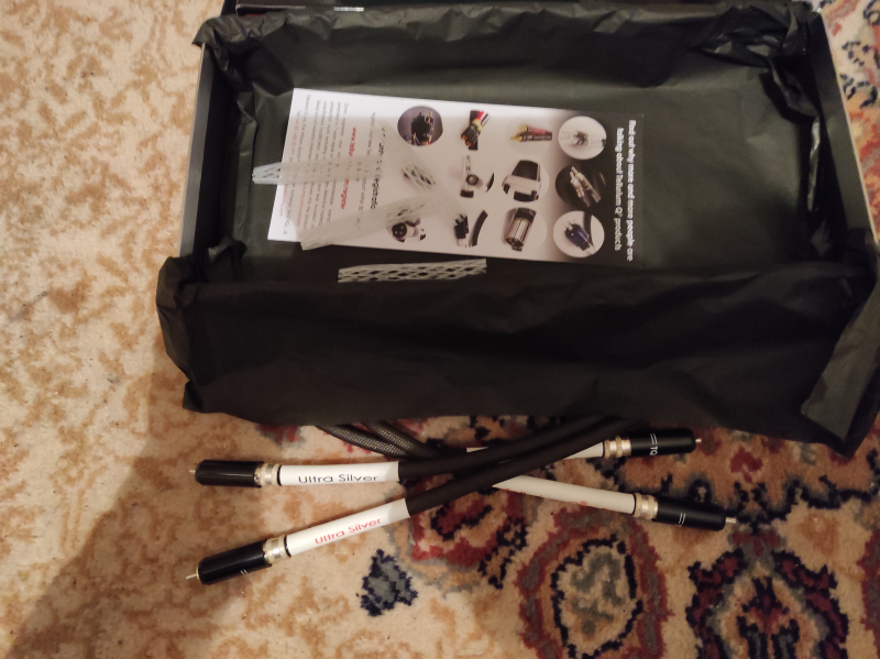 Tellurium Q Ultra Silver rca 1m  - Bild 2 av 2