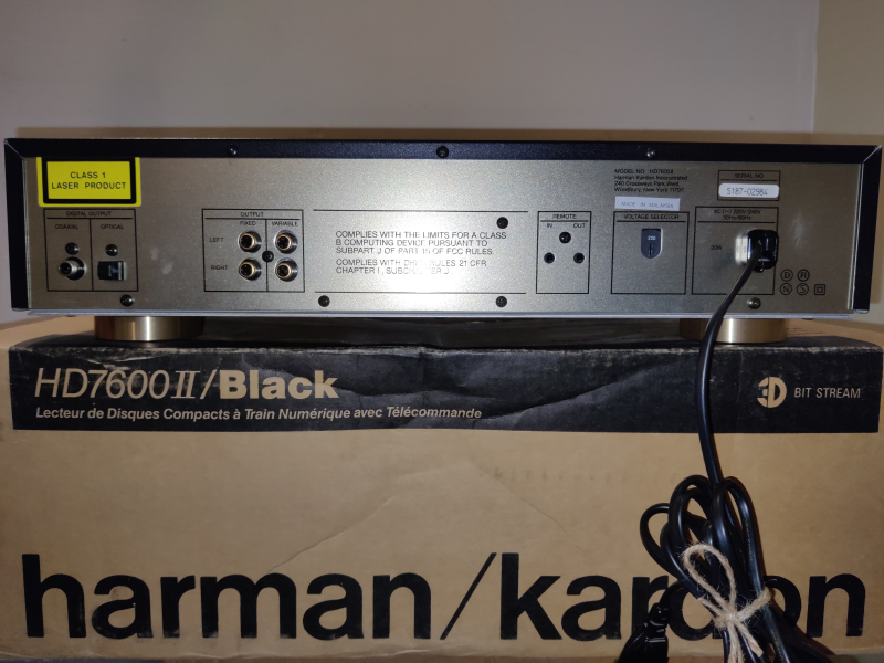 CD-spelare HD7600 mk2 CD-spelare HD7600 mk2 - Bild 2 av 3