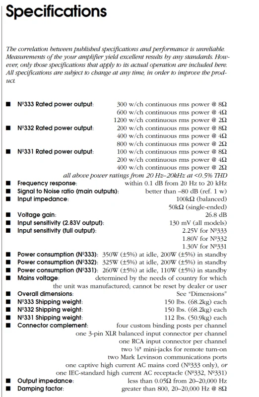 Mark Levinson no.332  - Bild 2 av 2