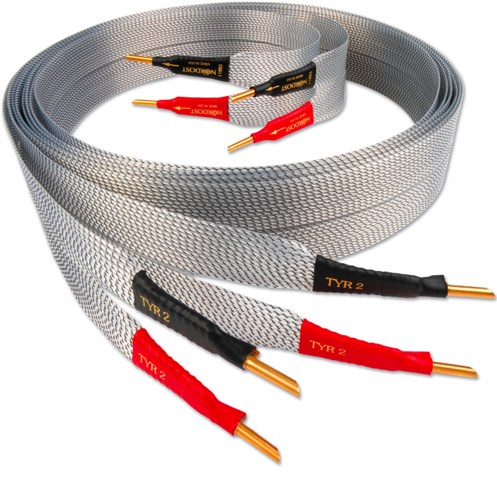 Nordost Tyr 2 högtalarkablar 2m banankontakter 