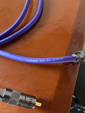 Chord Co "Siren" 1m RCA Chord Co "Siren" 1m RCA - Bild 1 av 1