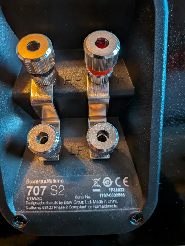 B&amp;W 707 S2 + STAV24 Stativ &ndash; Toppskick (Hifi-klubben) - Billede 2 af 5