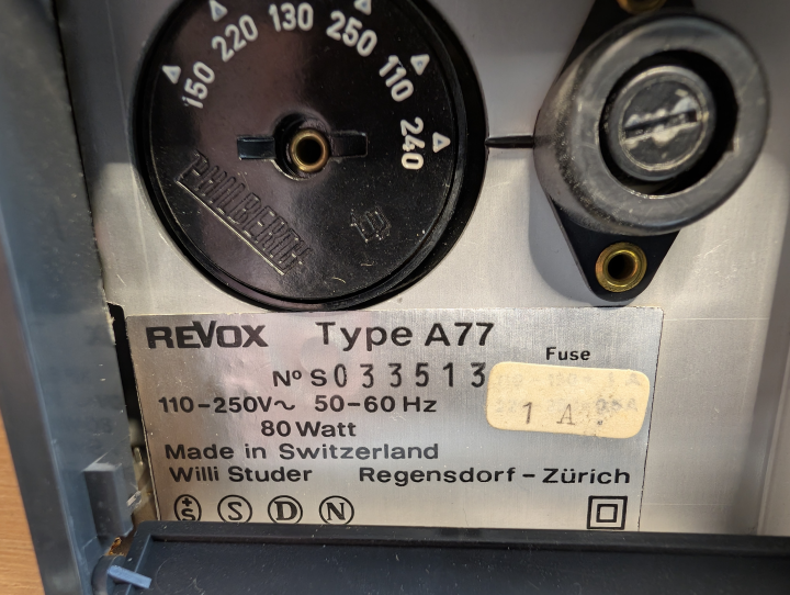 Revox A77 mk2