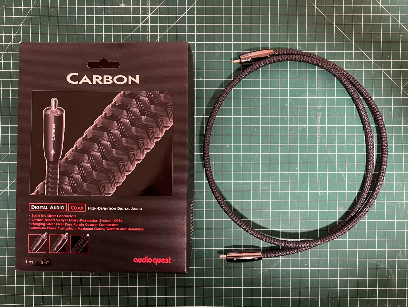 Audioquest Carbon Koaxial 0,75m - Billede 1 af 1