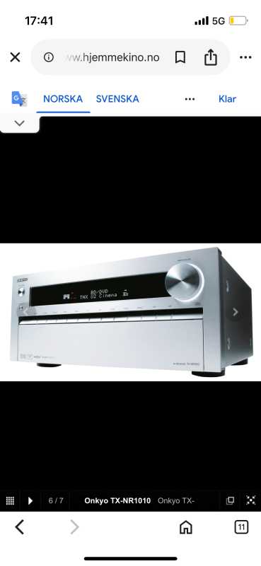 Onkyo TX-NR1010 - Bild 1 av 3