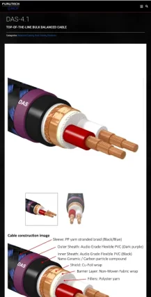 Furutech DAS 4.1 signalkabel