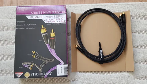 Melodika - Analogue Interconnect 2xRCA – 2xRCA - Black ...