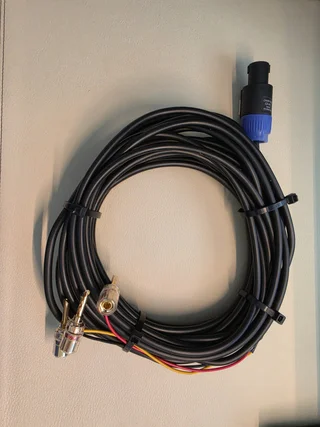 REL original högnivåkabel terminerad med Supra CombiCon...