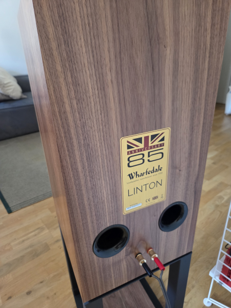 Wharfedale linton 85th - inkl stativ (valnöt) - Bild 1 av 3