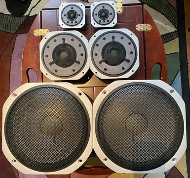 Yamaha NS-1000M – Komplett uppsättning originalelement