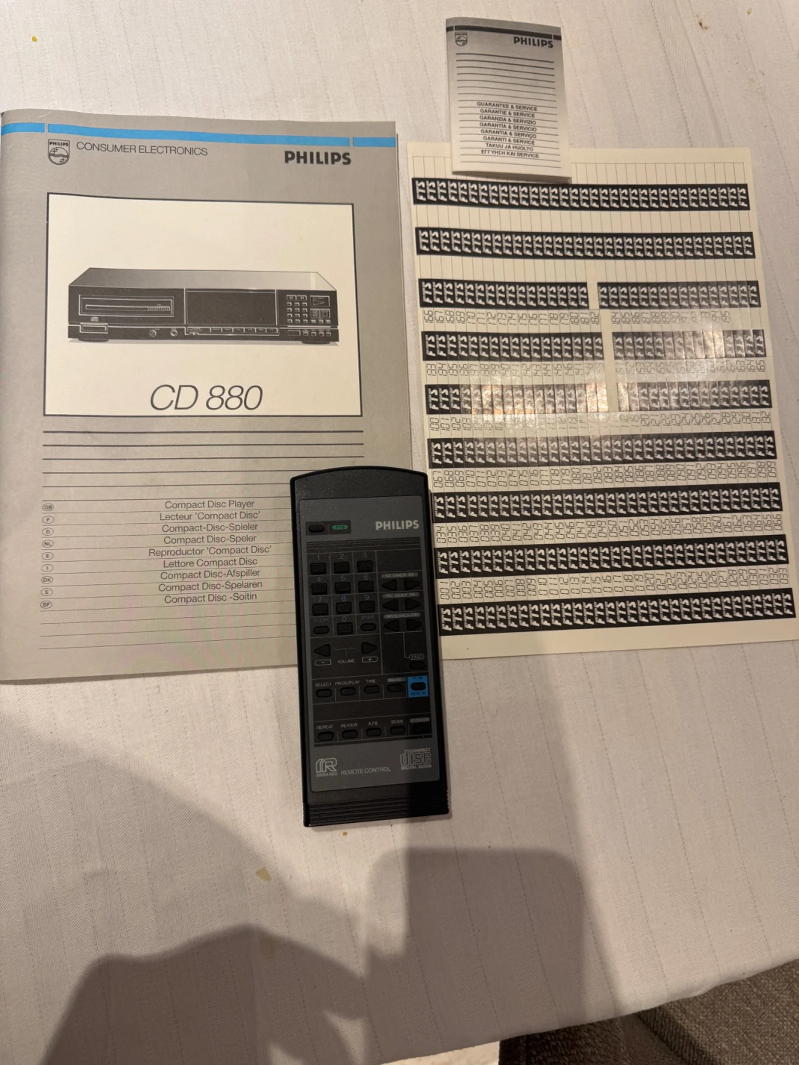 Philips CD880 &ndash; mycket fint exemplar - Bild 5 av 8