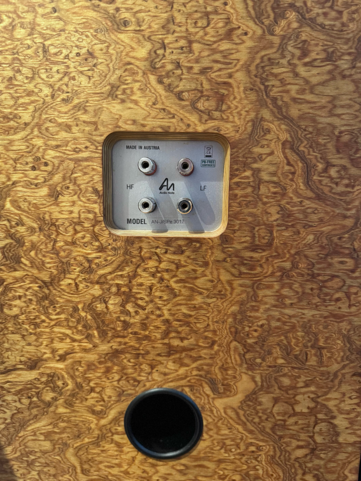 Audio Note AN-J/SPe Hemp – Madrone Burl, Satin Finish