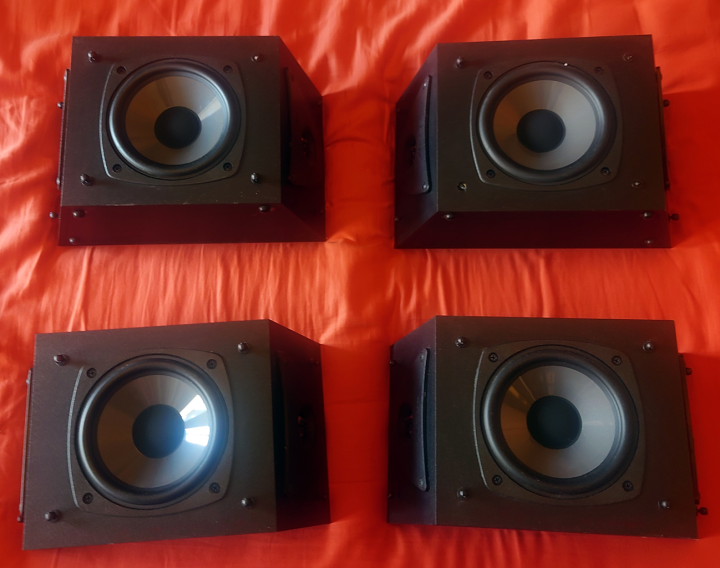 4x Mirage FRx-RB1 omnipolar surroundhögtalare