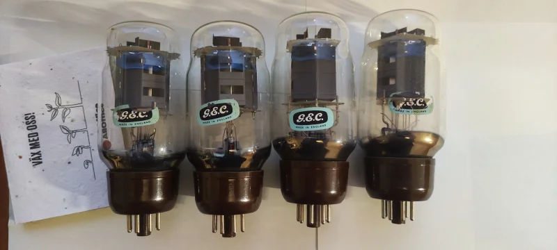 4 st GEC KT66 begagnade testade GOOD 4 st GEC KT66 begagnade testade GOOD - Bild 1 av 4
