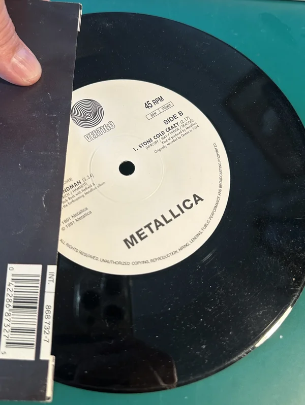 Metallica Singel Enter Sandman 1991 - Bild 4 av 4