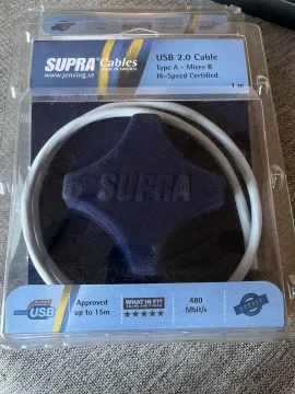 Supra USB 2.0 A-Micro B 1m