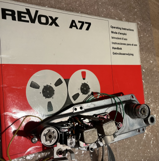 Revox A-77 en Komplett tonhuvudssats med fina 2 spårs t...