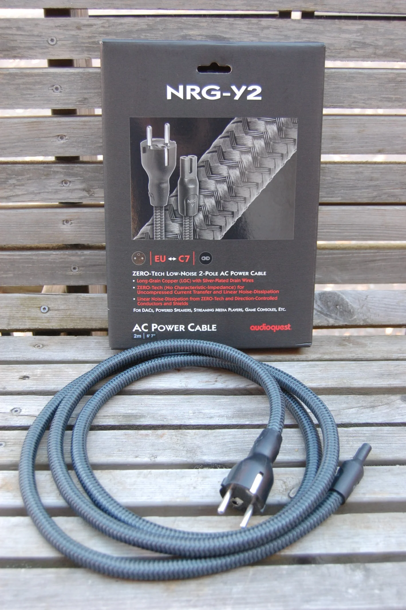 Audioquest NRG-Y2 ( 2 meter ) - Bild 1 av 1