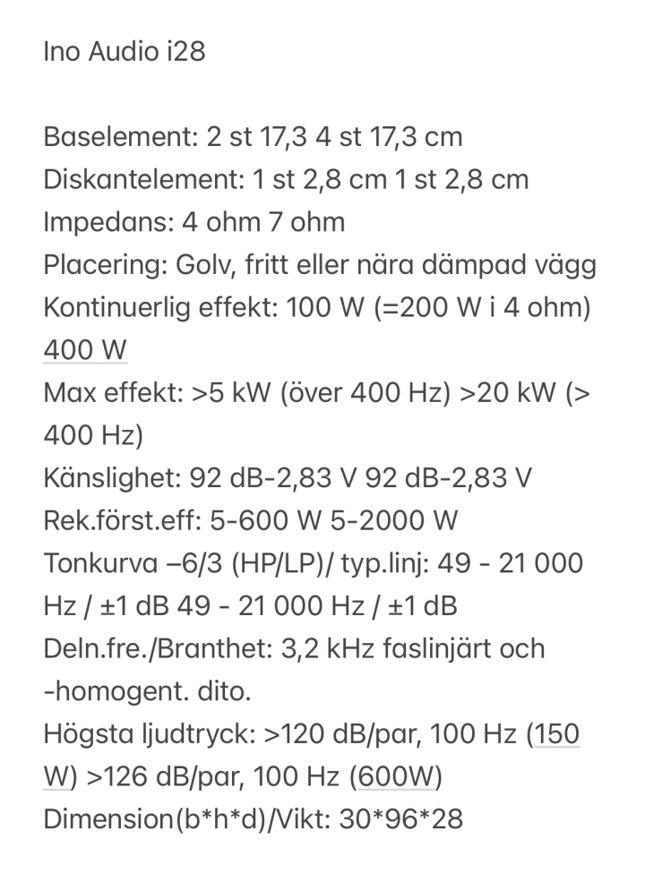 Ino Audio i28