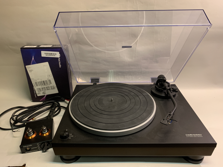 Audio Technica AT Lp-5 Vinylspelare + Fosi Audio X2 Riaa !!!!!