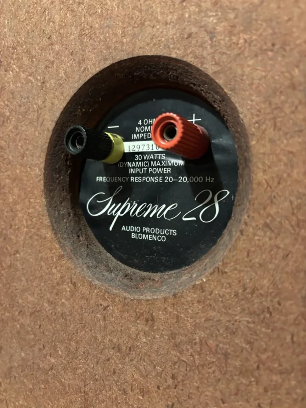 Högtalare, Supreme 28 mk1 Högtalare, Supreme 28 mk1 - Bild 3 av 4