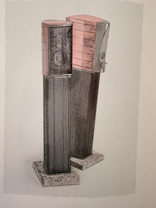 Sonus Faber Guarneri Memento &ndash; Red Violin finish &ndash; inkl. originalstativ &ndash; personlig leverans m&ouml;jlig