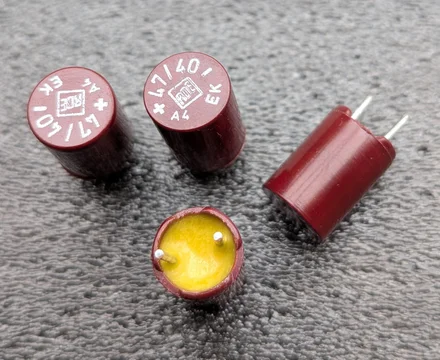 4st ROE EK 47µF 40V NOS Kondensatorer – Perfekta för Na...