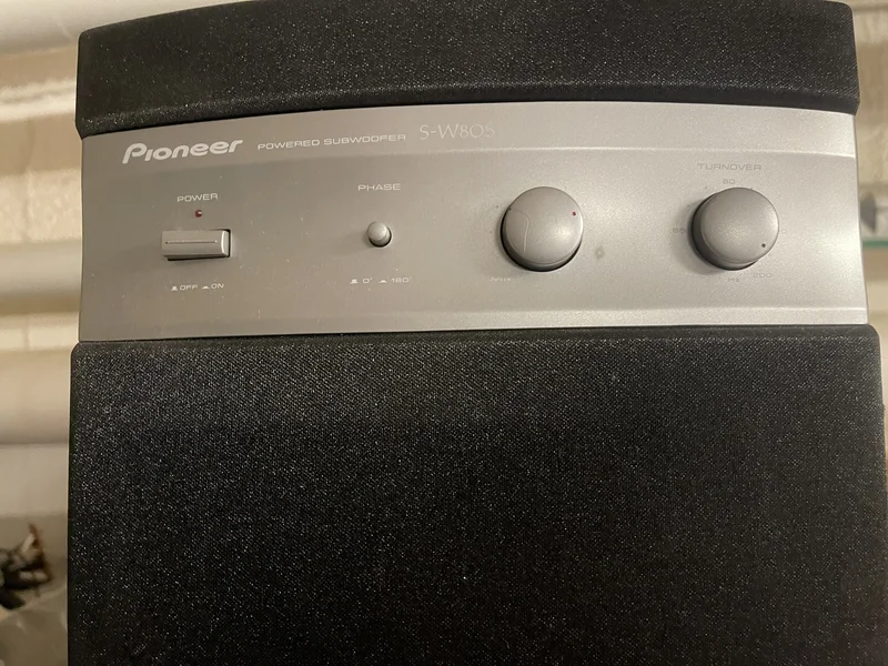 Pioneer S-W805 aktiv subwoofer Pioneer S-W805 aktiv subwoofer - Bild 2 av 3