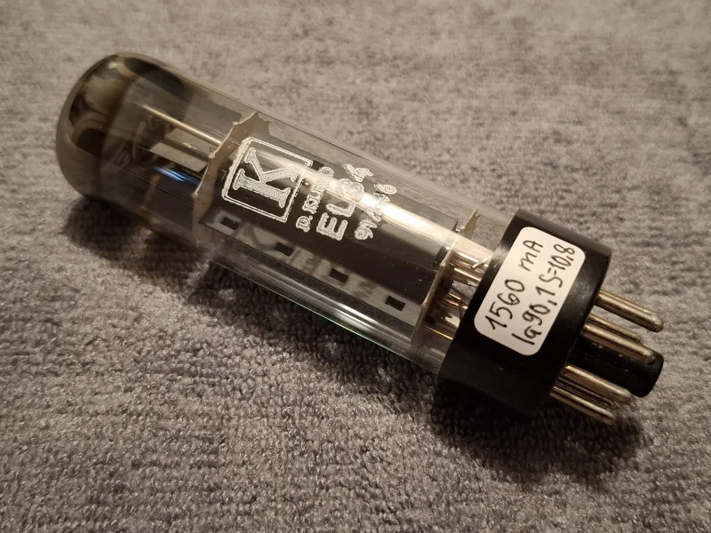 EL34 / 6ca7 D Klimo (RFT Östtyskland) Matchat kvartett NOS EL34 / 6ca7 D Klimo (RFT Östtyskland) Matchat kvartett NOS - Bild 2 av 7